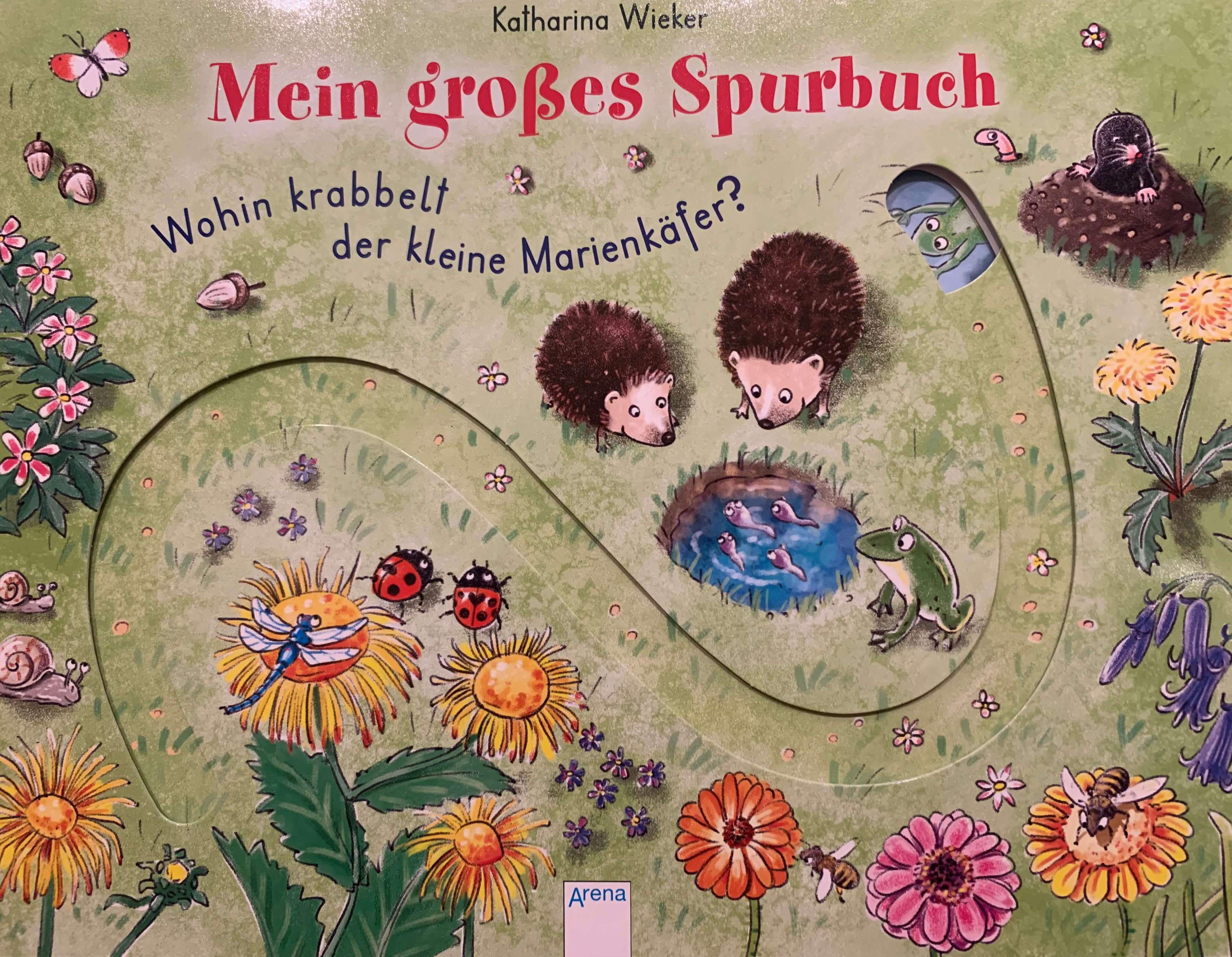 Mein grosses Spurbuch - Wohin krabbelt der kleine Marienkäfer?