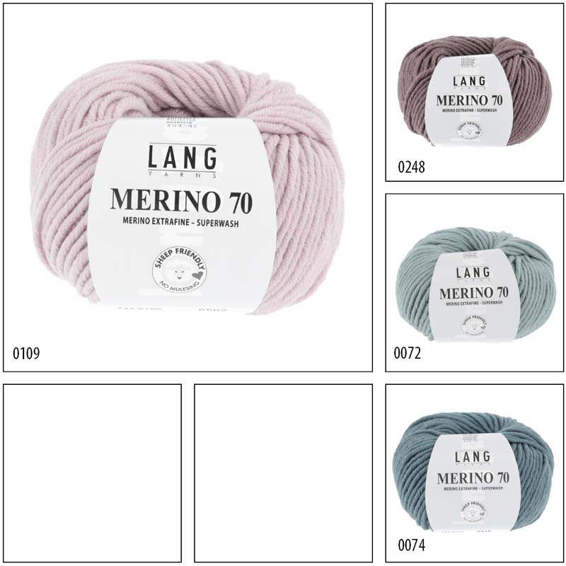 Merino 70 Lang Yarns, diverse Farben