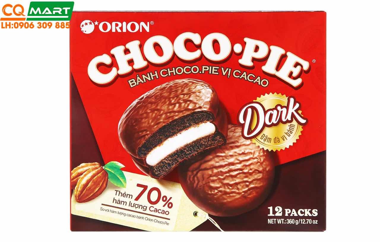 Choco Pie Original "Dark", 12 Beutel im Karton