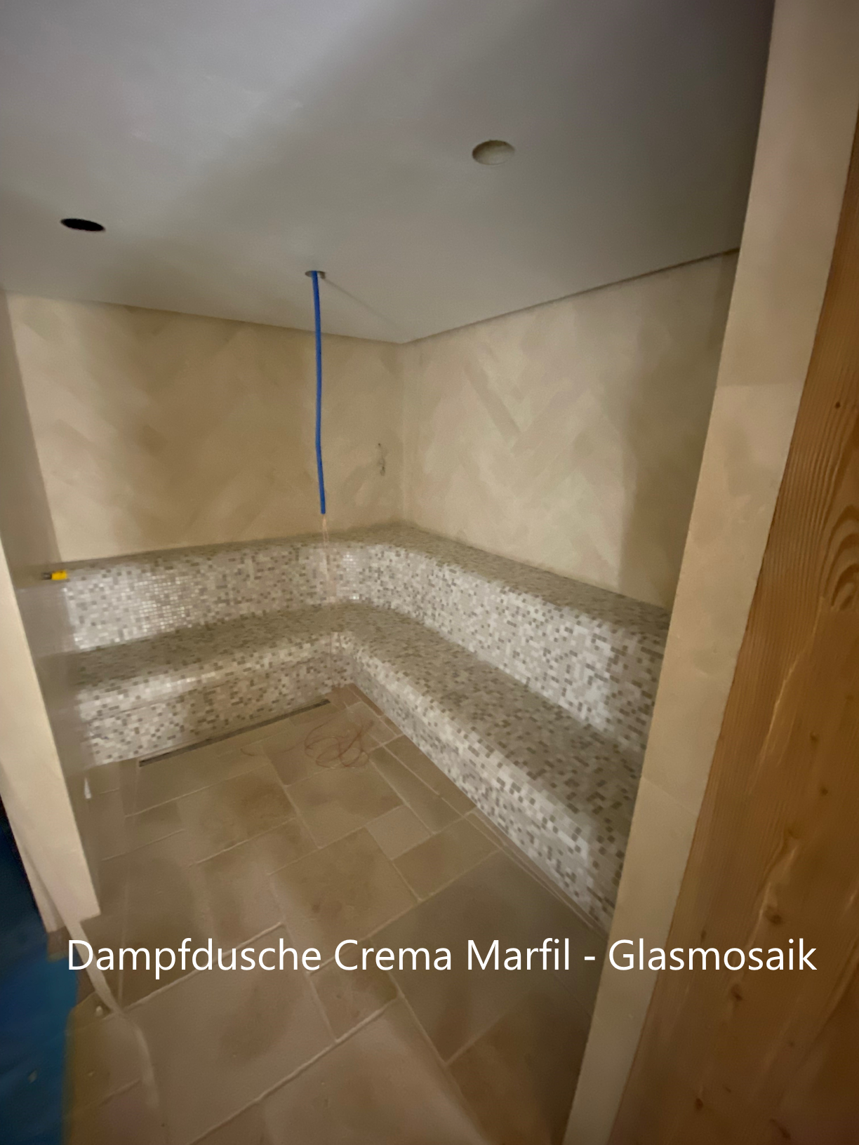 Crema Marfil - Glasmosaik