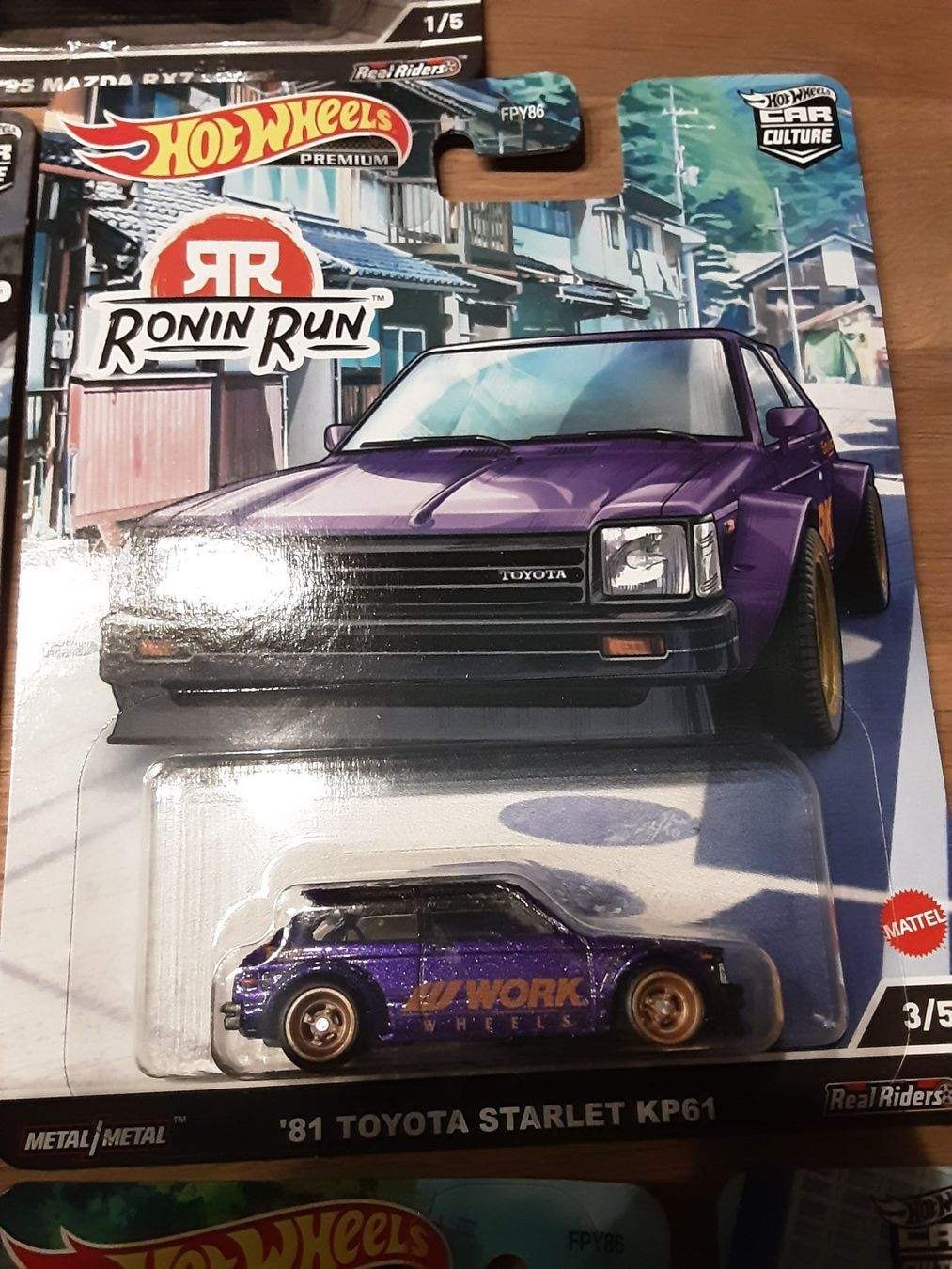 Komplettes Set Hot Wheels Premium Car Cultur 2022 Ronin Run