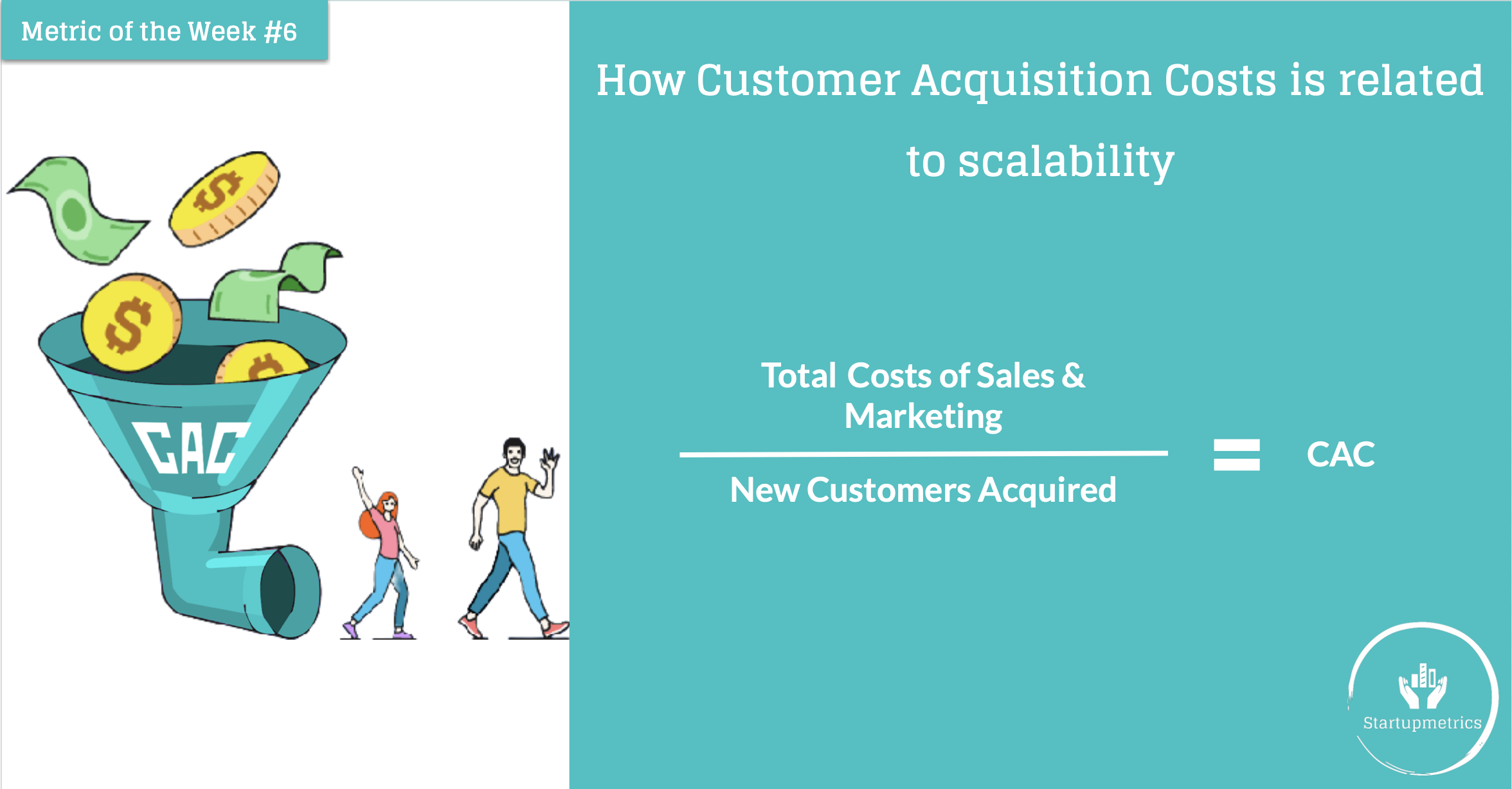 How customer acquisition costs relate to scalability