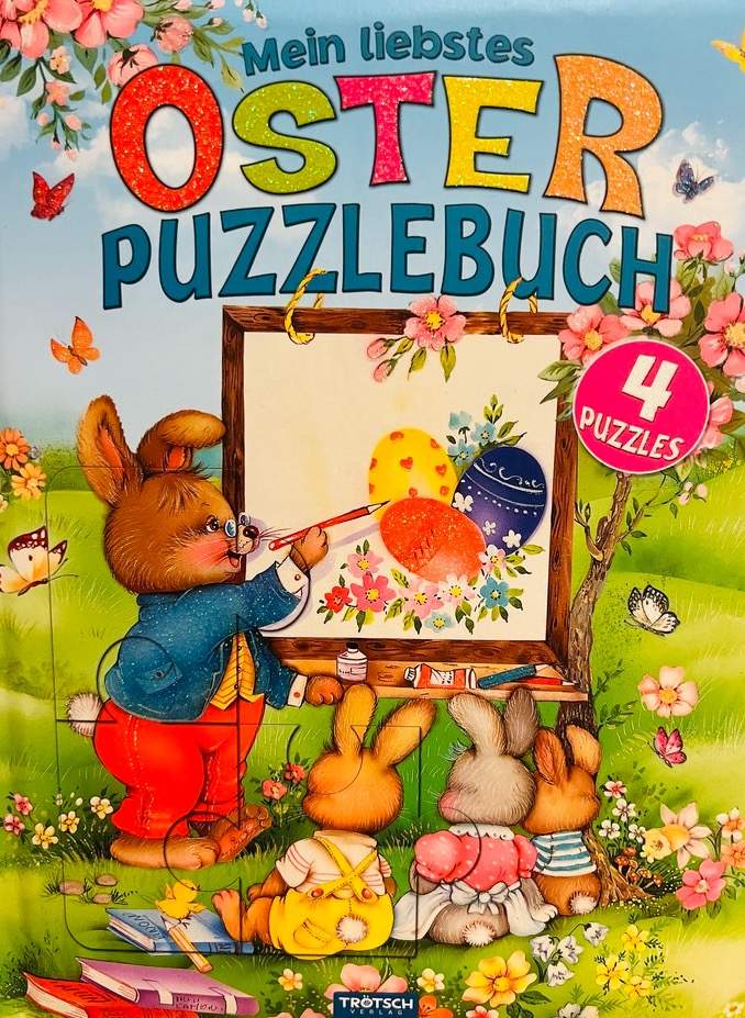 Mein liebstes Oster Puzzlebuch - 4 Puzzles