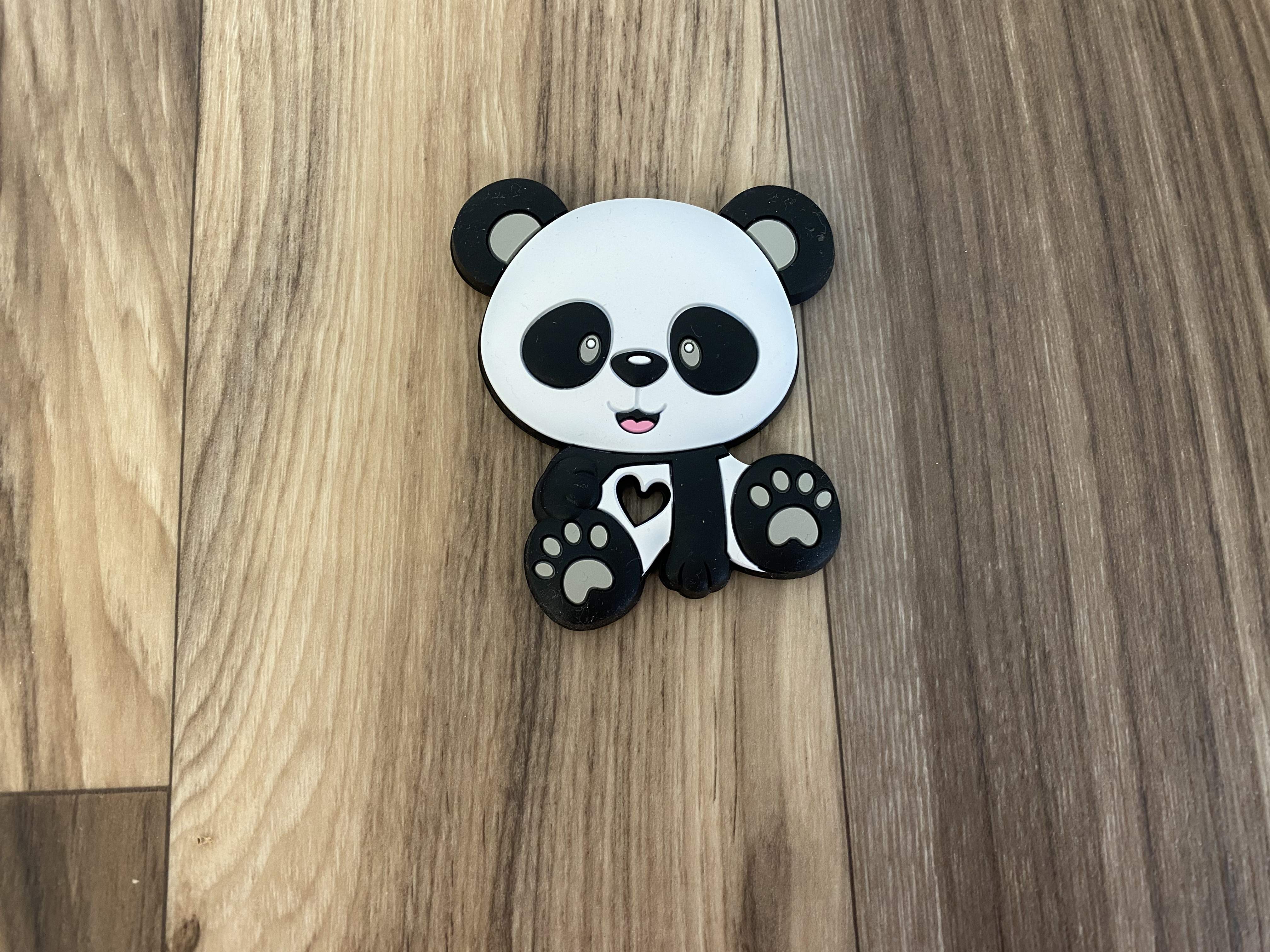 Silikonbeissanhänger Panda