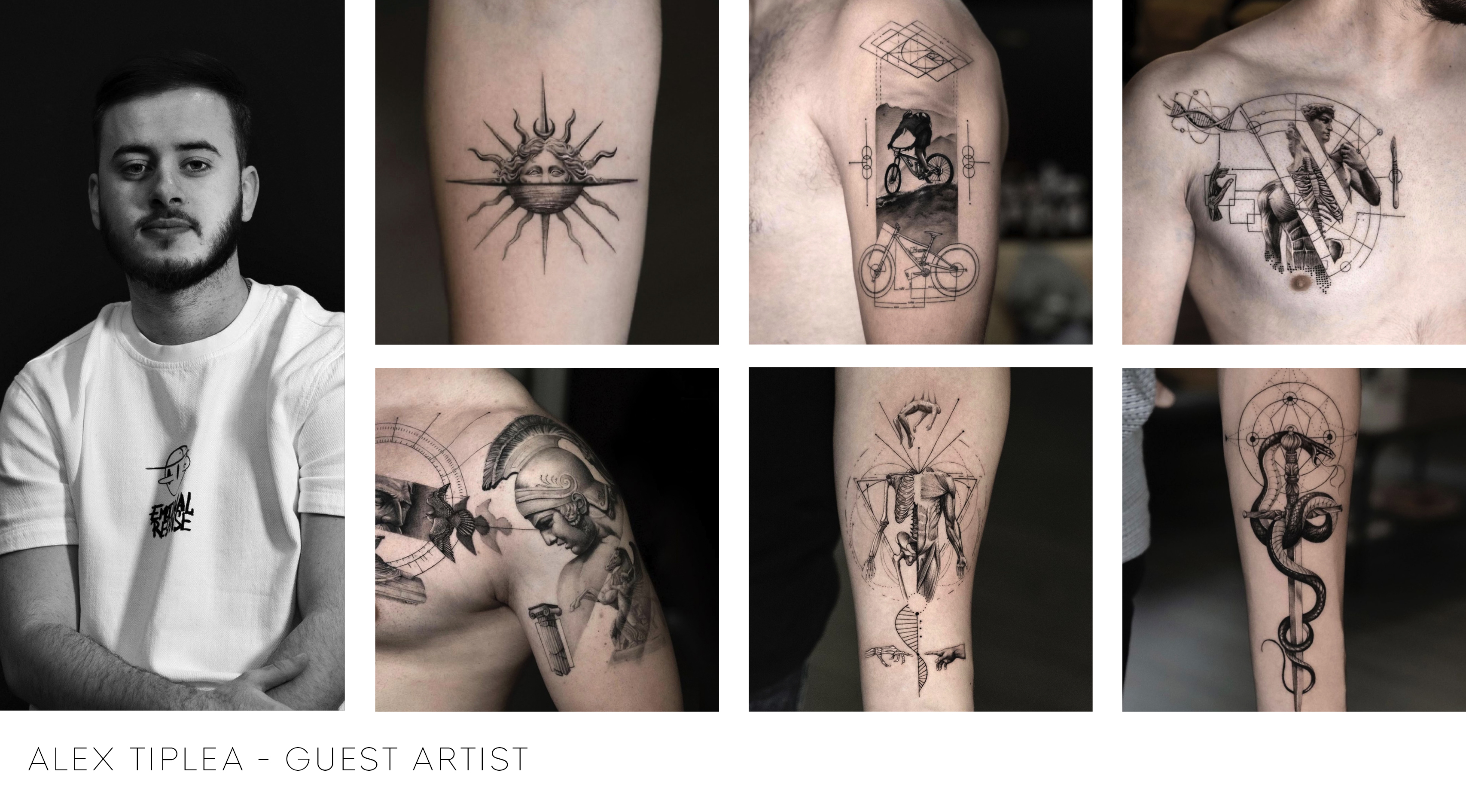 Tattoo Luzern - Alex Tiplea - Concept Art and Minimal Realistic Tattoo Artist- Sullivan Ink
