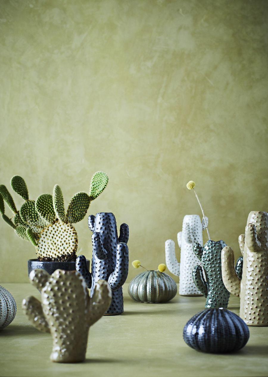 Kaktus Vase mittel von Madam Stoltz