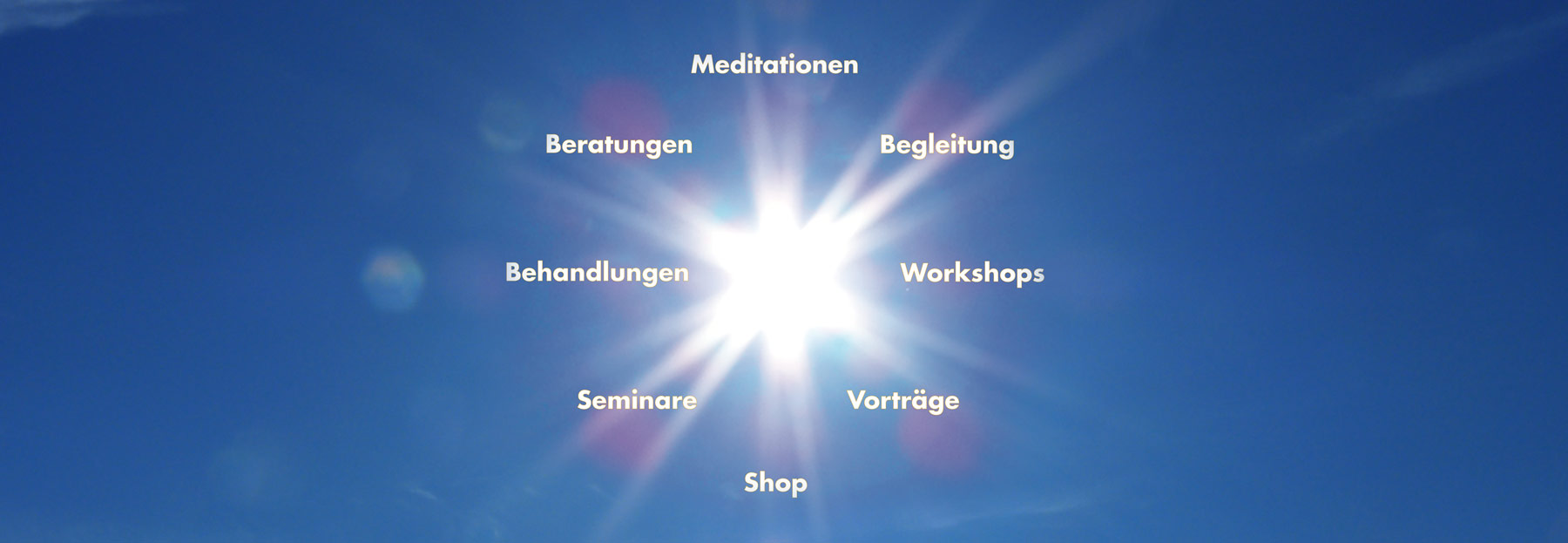 Das Sonnenzentrum ist ein spirituelles Zentrum. Strahle wie die Sonne.