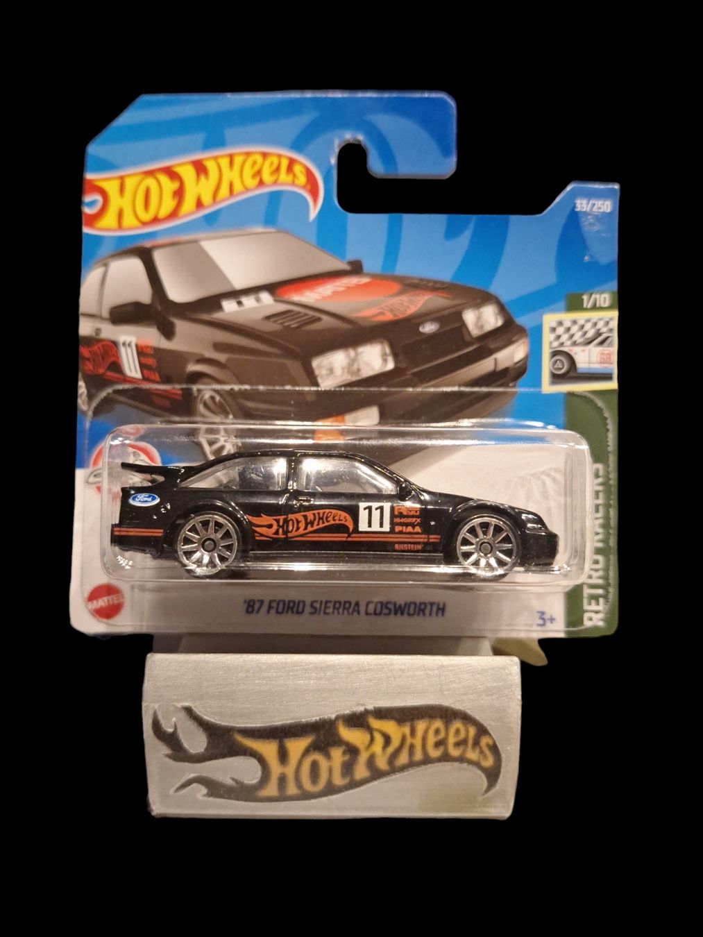 Hot Wheels Retro Racers 2022 87 ford Sierra Cosworth 1/10 S