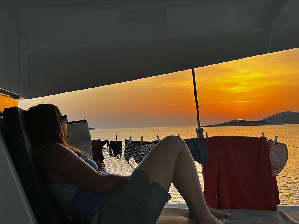 Sundowner relaxing bei Sail2Kayak