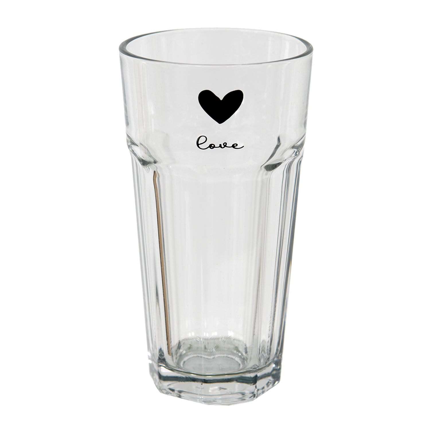 Trinkglas - Love - Ø 8x15 cm - 320 ml
