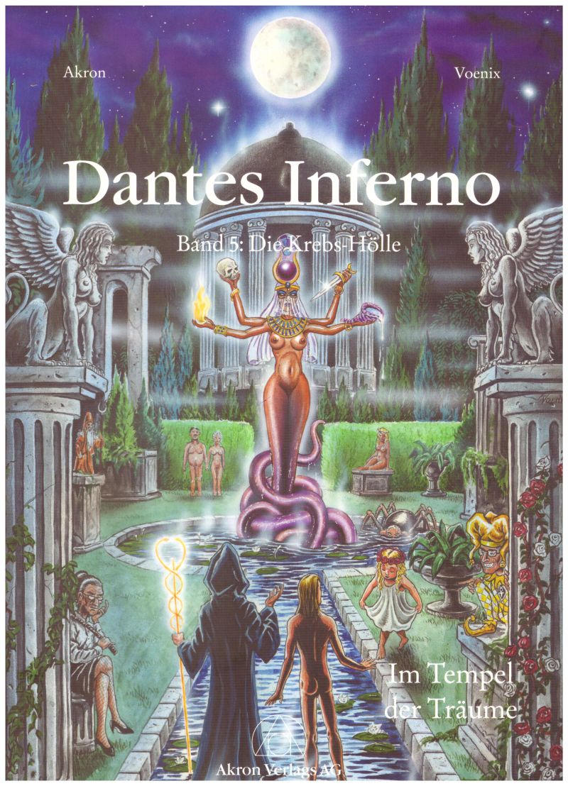 Aktion 2020-5 Dante-Comic-Reihe Band 5, Die Krebs-Hölle, Im Tempel der Träume