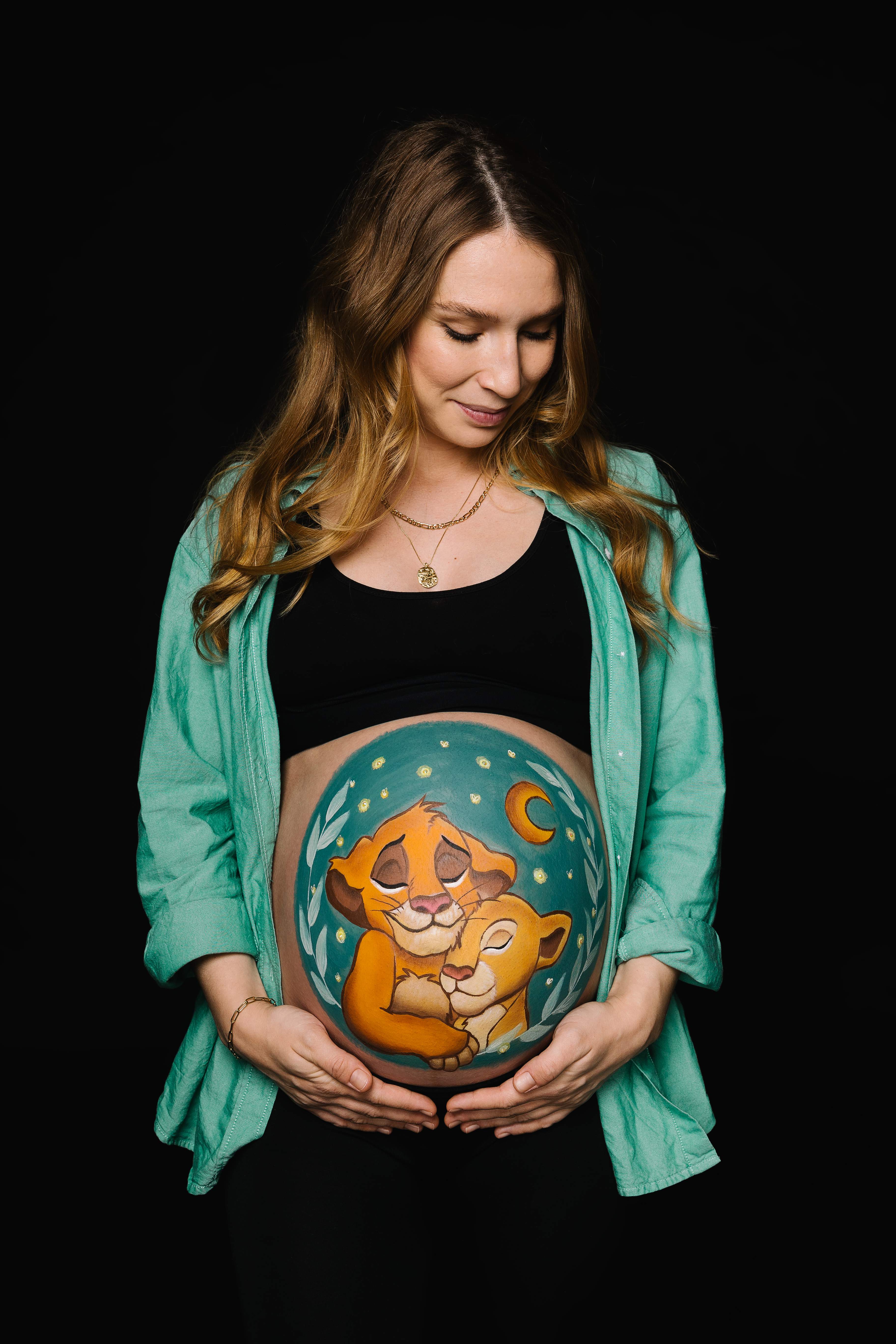 Bellypaint Bellypainting Bodypaint Schwangerschaftsshooting Schwanger Baby Babybauch