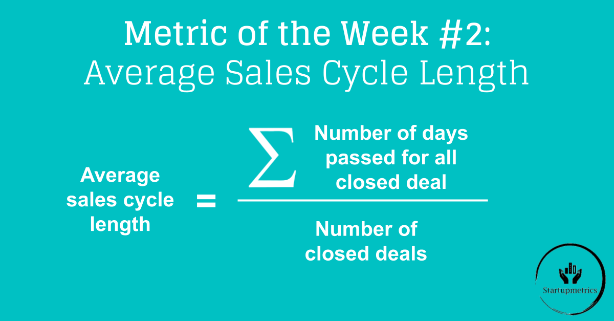 Metric of the week #2: Average sales cycle length