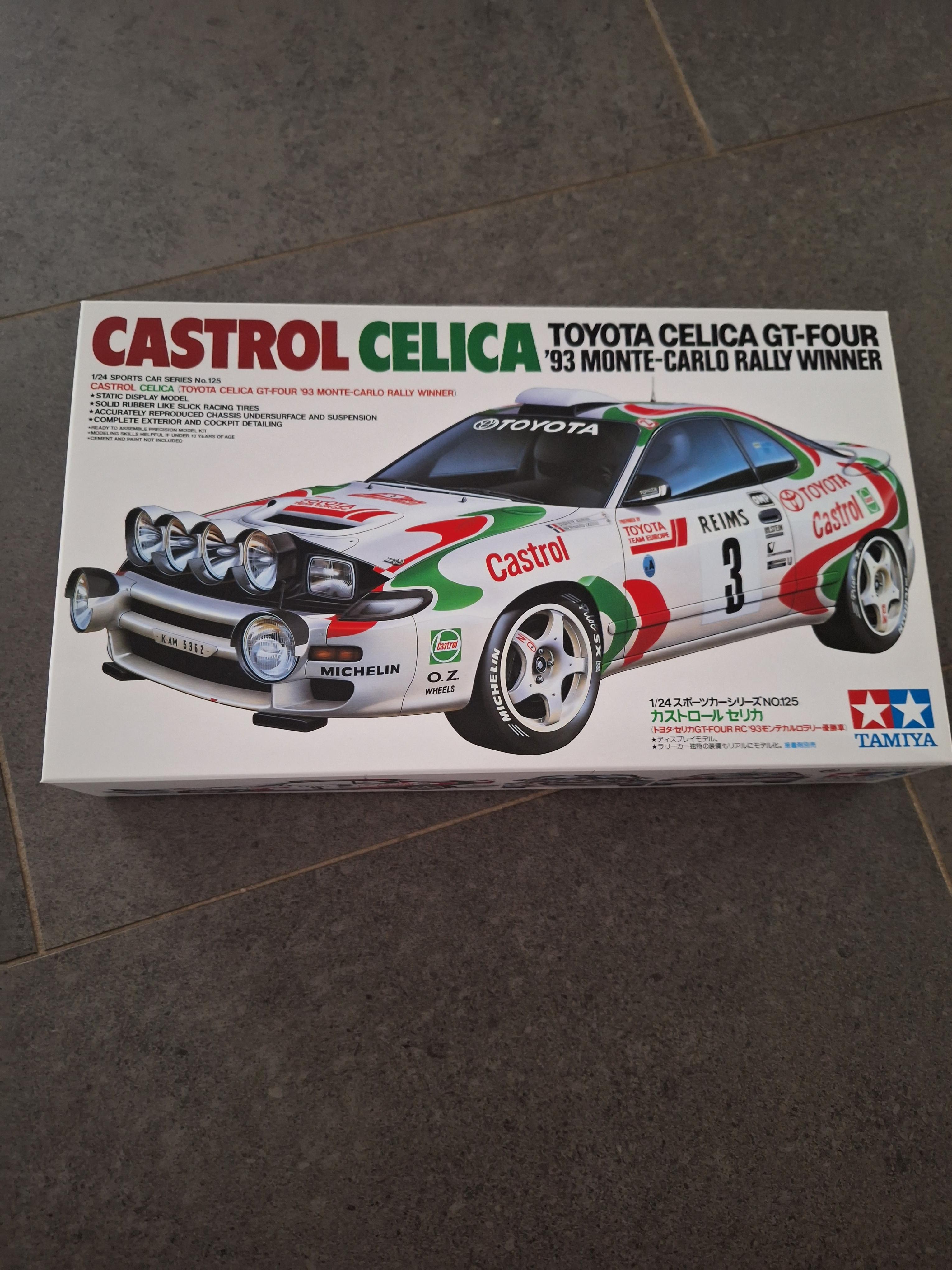 Tamiya Bausatz 1:24 Castrol Toyota Celica GT-Four 93 Monte-Carlo Rally Winner