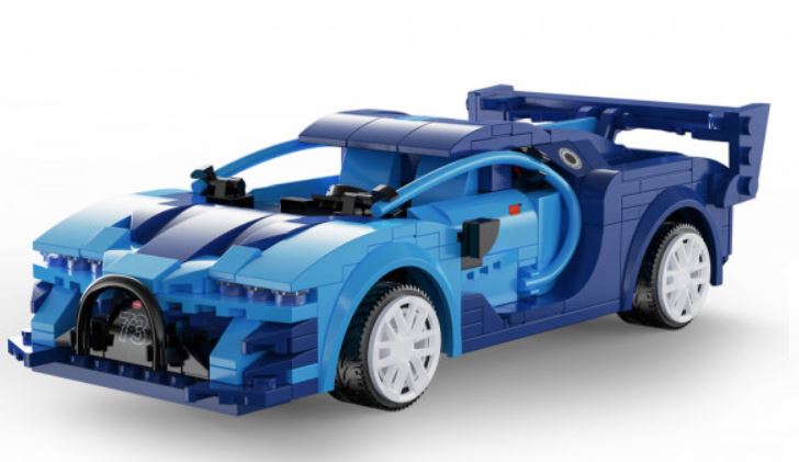 CADA C51073W - Blue Race Car (325 Teile)