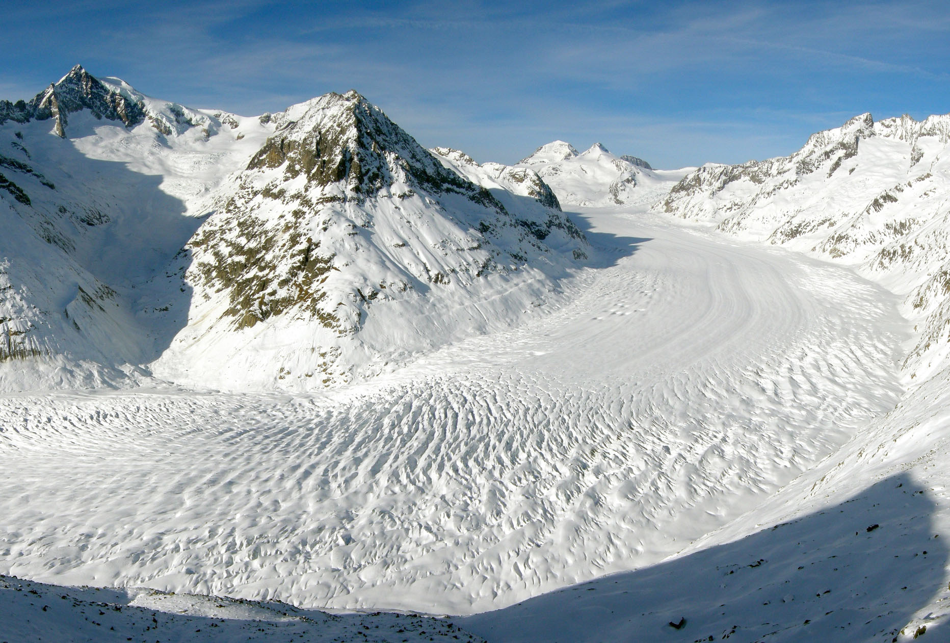 Gletscher glacier d'Aletsch