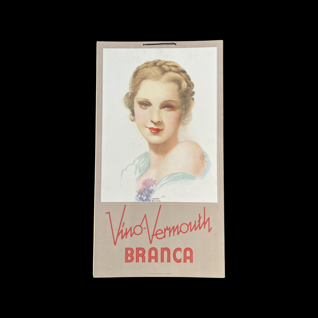 Werbeschild Branca Vermouth