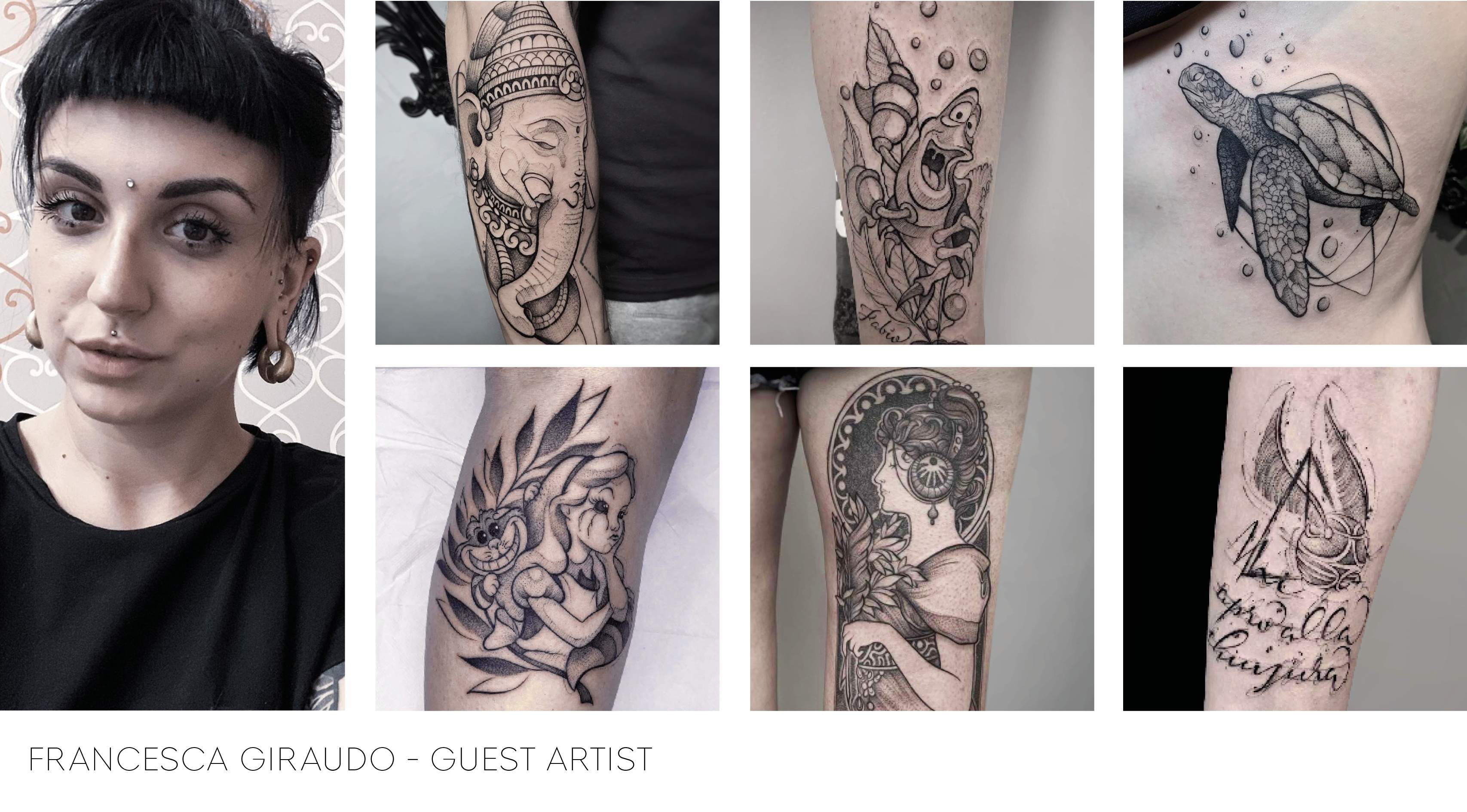 Tattoo Luzern - Francesca Giraudo - Illustration and Semi-Realistic Tattoo Artist- Sullivan Ink
