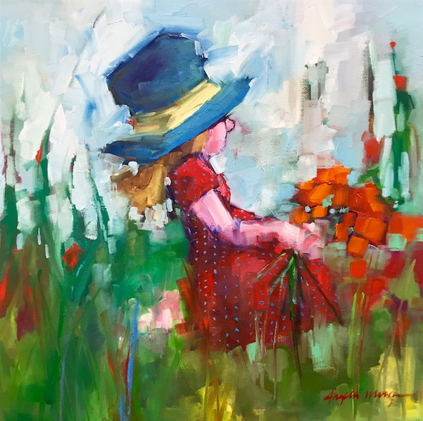 sometime in the afternoon storytime starts - 50x50 cm - Fr 1’250