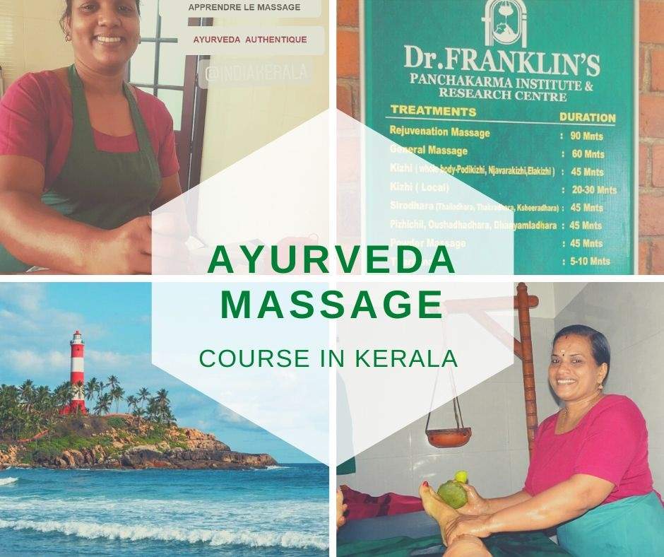 Imparare il massaggio ayurvedico autentico del Kerala (India)