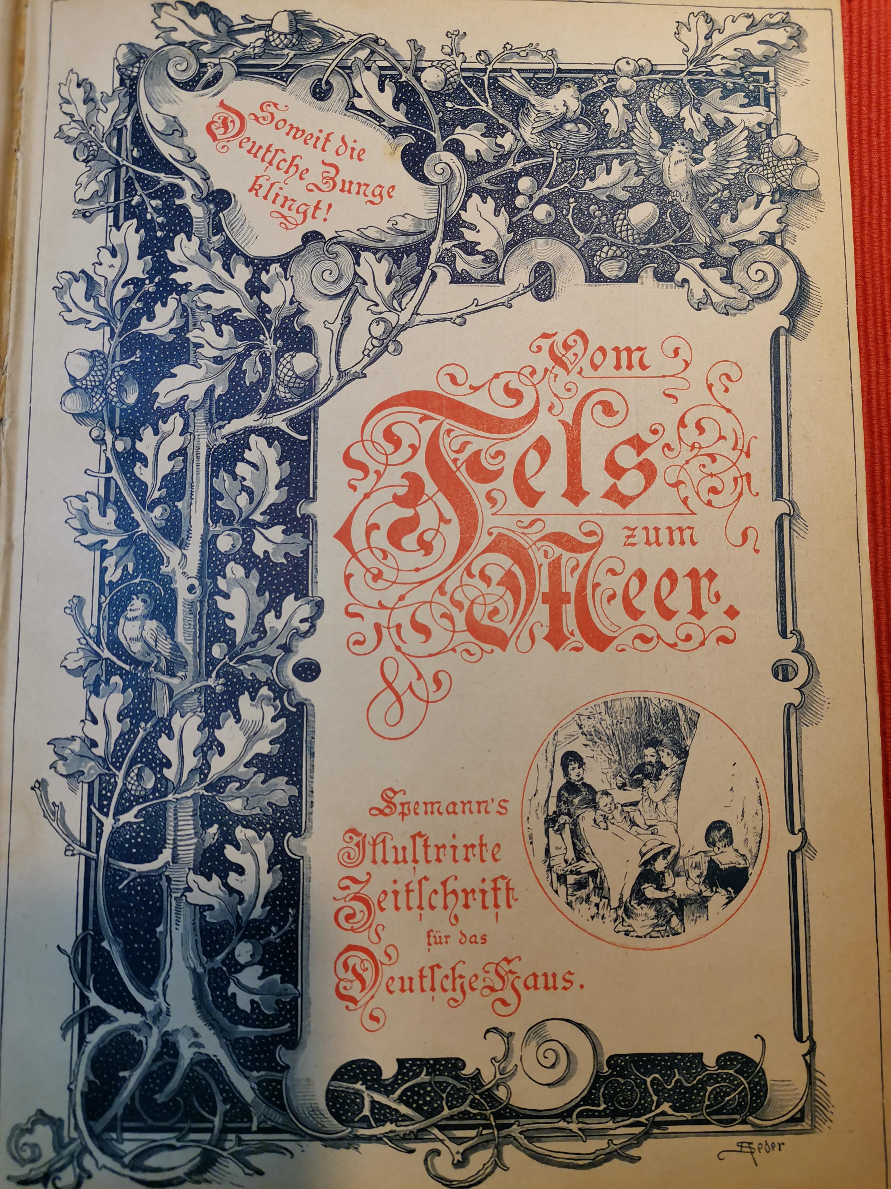 Vom Fels zum Meer  1887/88