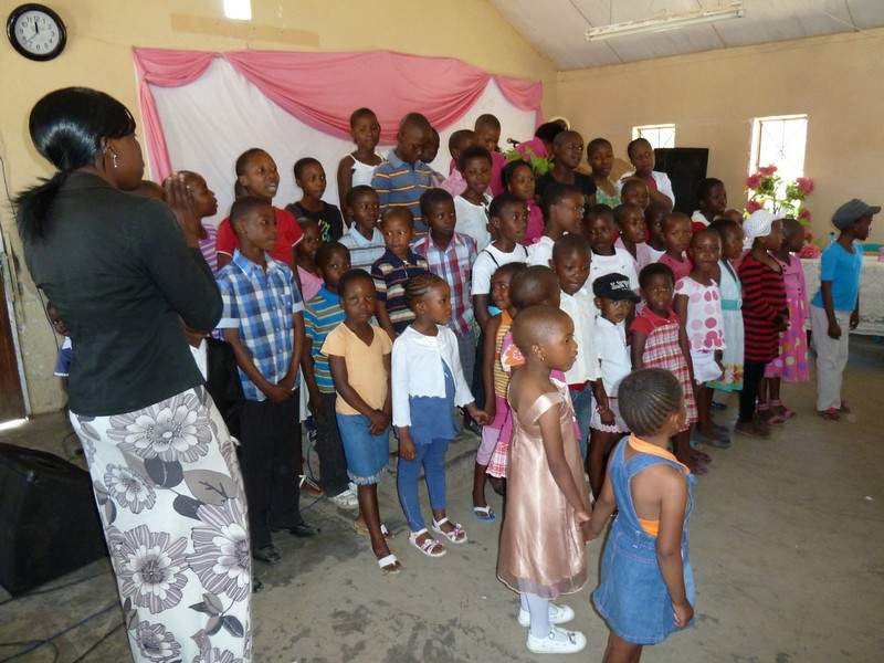 Sonntagsschule der Gemeinde in Maseru