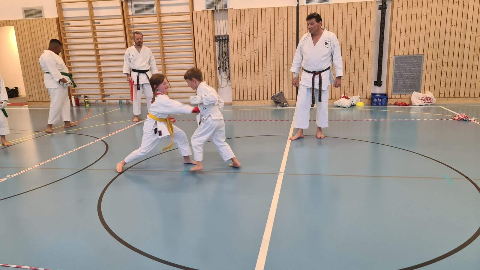 Plauschturnier Karate Freikampf Kindertraining