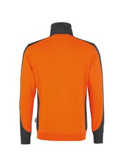 Sweatshirt HAKRO Zip-Sweatshirt Contrast Mikralinar 0476 Orange-Anthrazit 27