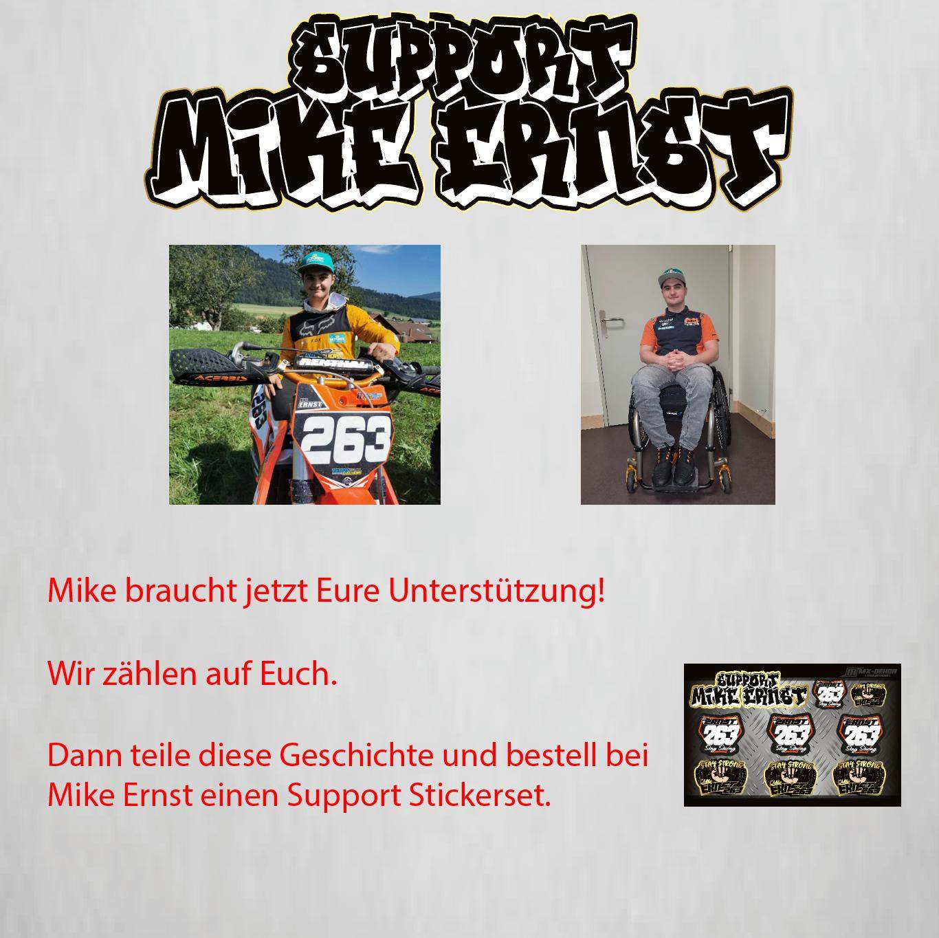 Support Stickerset Mike Ernst
