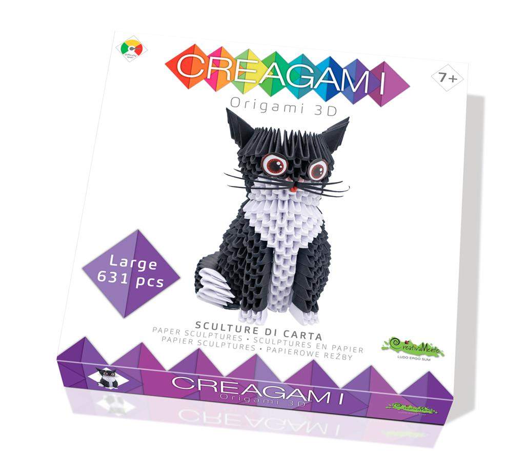 Origami 3D Katze 632 Teile