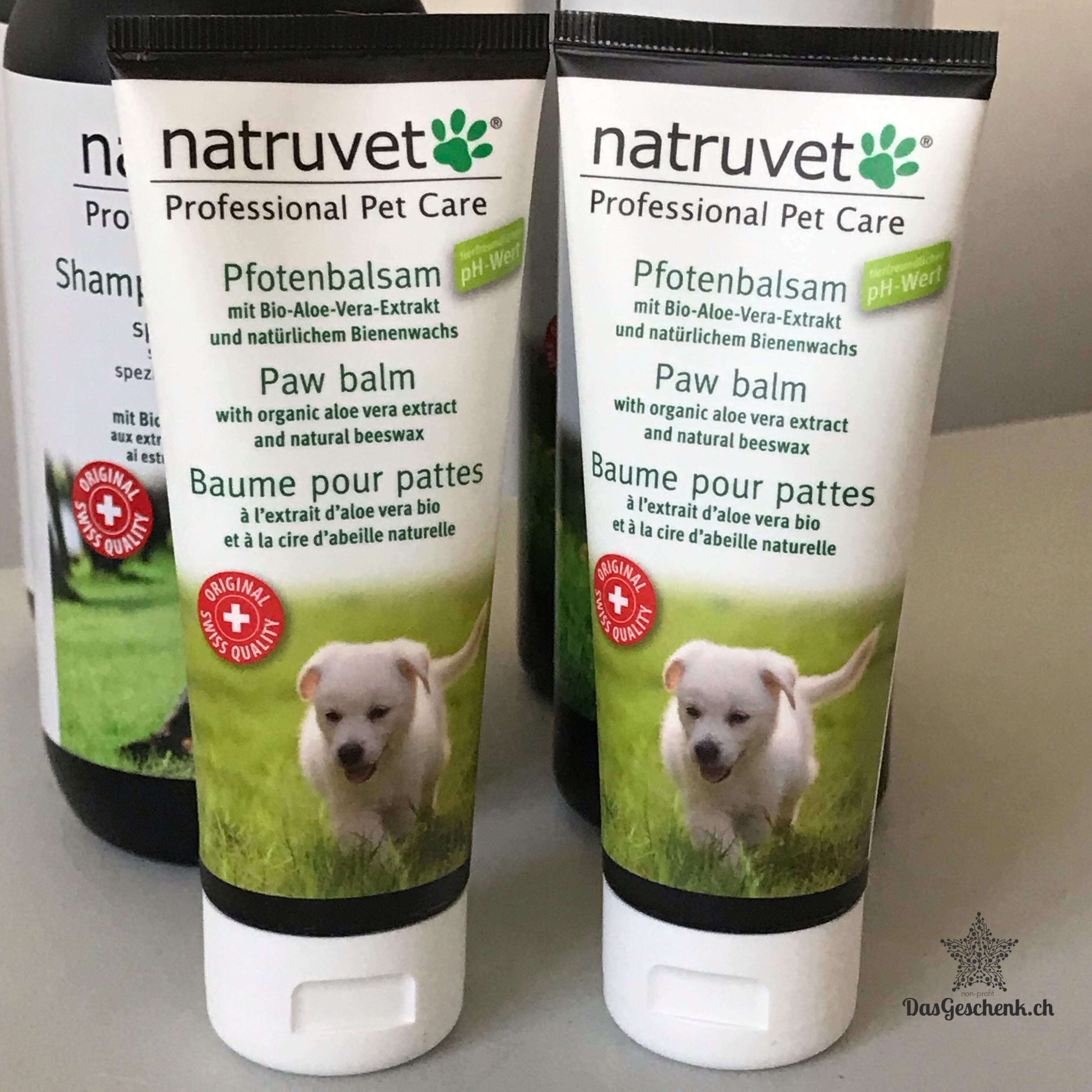 Pfotenpflegebalsam für Hunde und Menschen geeignet von Natruvet 75 ml