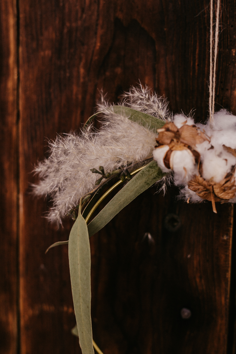 Trockenblumenring "Cotton"