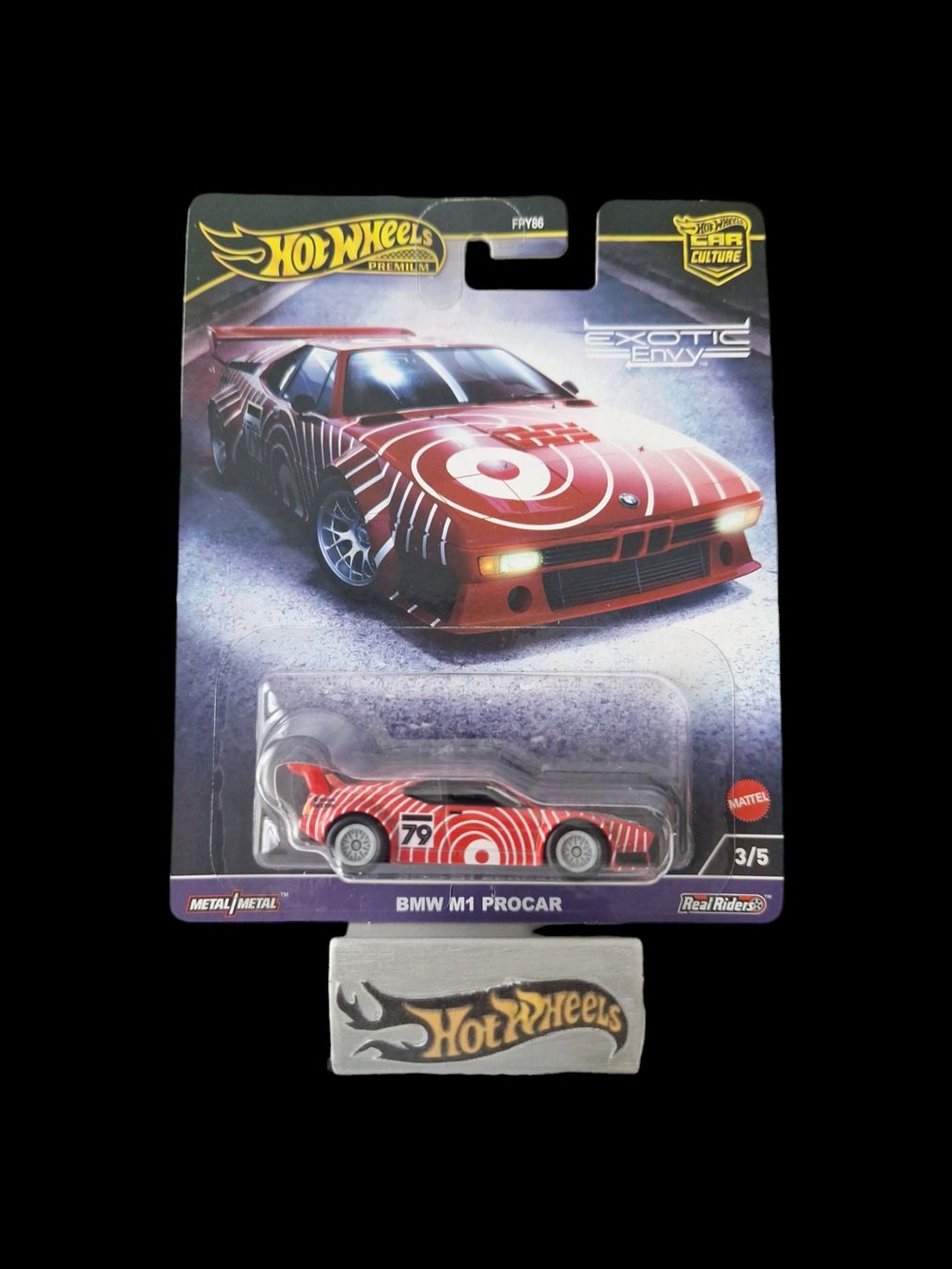 Hot Wheels Premium Exotic Envy 2024 BMW M1 Procar 3/5