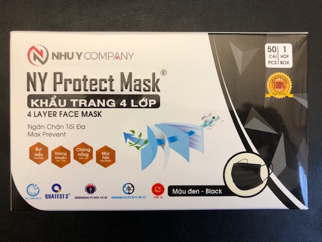 Gesichts Schutz Masken SCHWARZ / Protect Face Masks BLACK