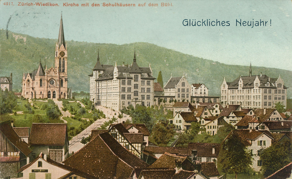 Bühlkirche, Postkarte um 1909