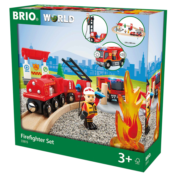 Brio Bahn Feuerwehr Set