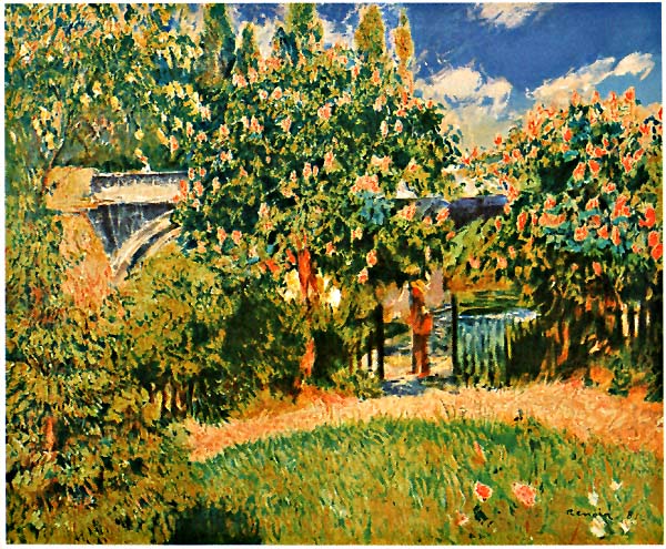 Renoir: Les maronniers roses