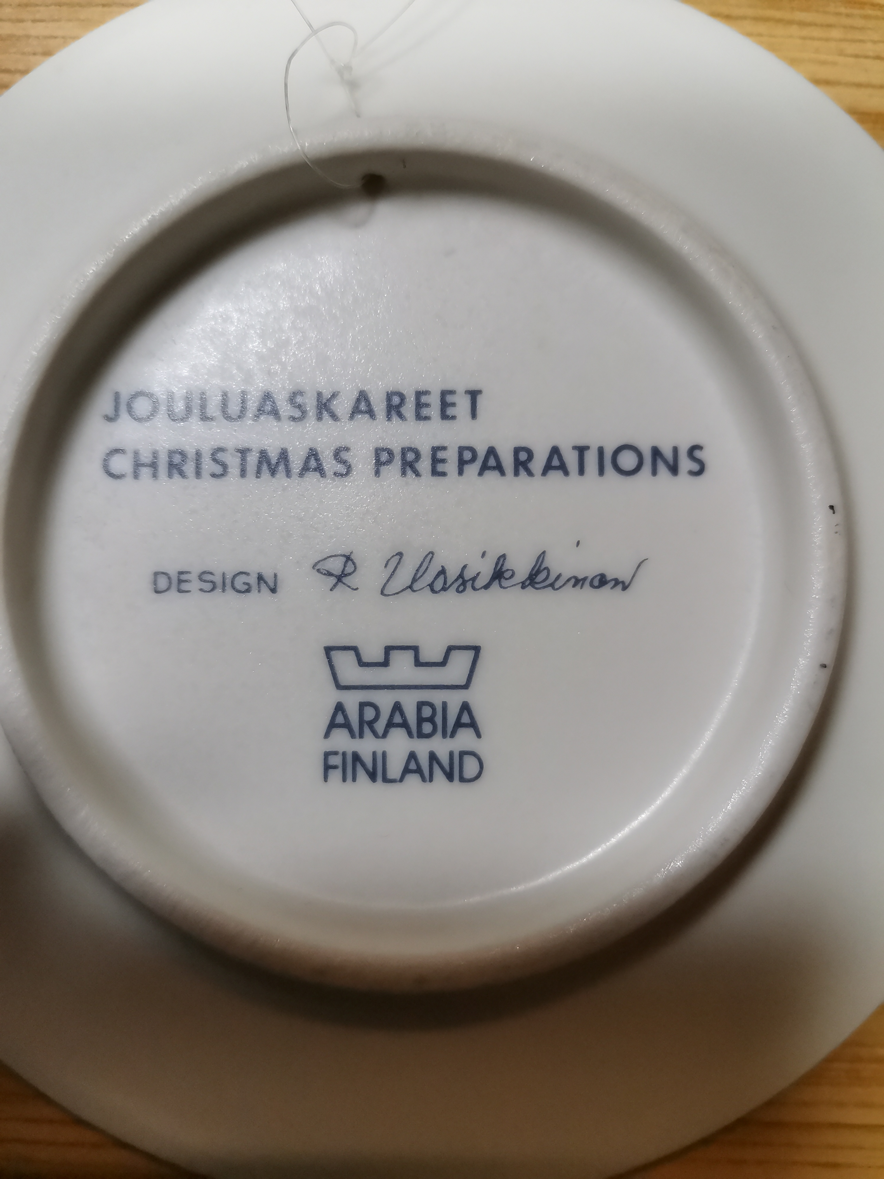 ARABIA  FINLAND JOULUASKAREET