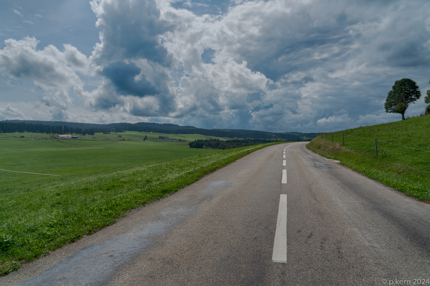 hdr Filter zur Verstärkung der Wolkenstrukturen