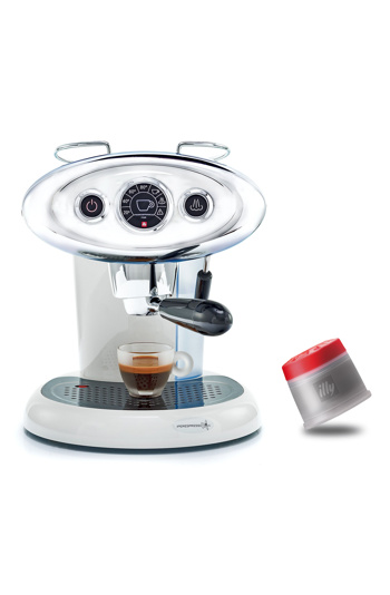 X7.1 Iperespresso, Espressomaschine für Kapseln, Rot, Schwarz und Weiss