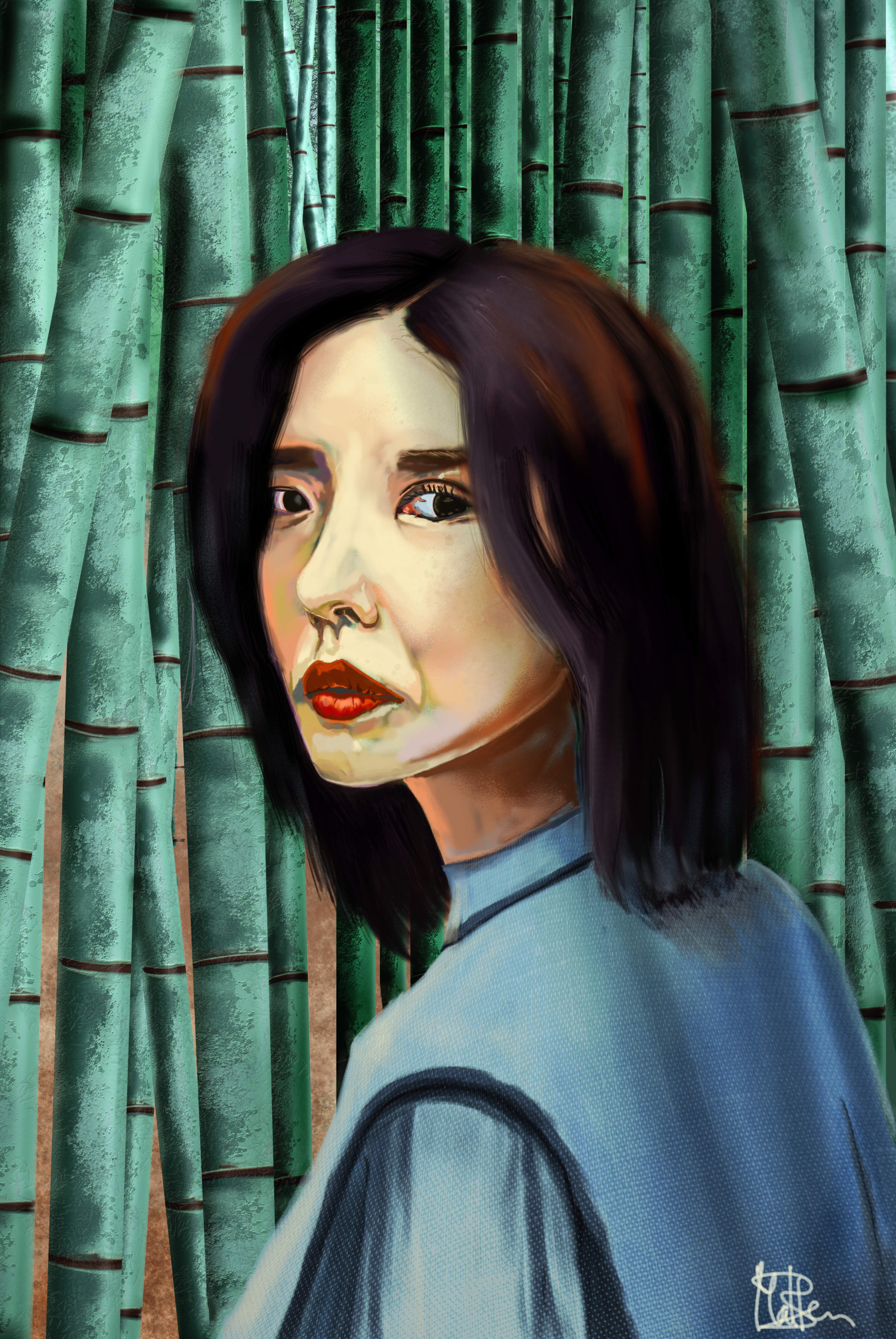 Bamboo Portrait