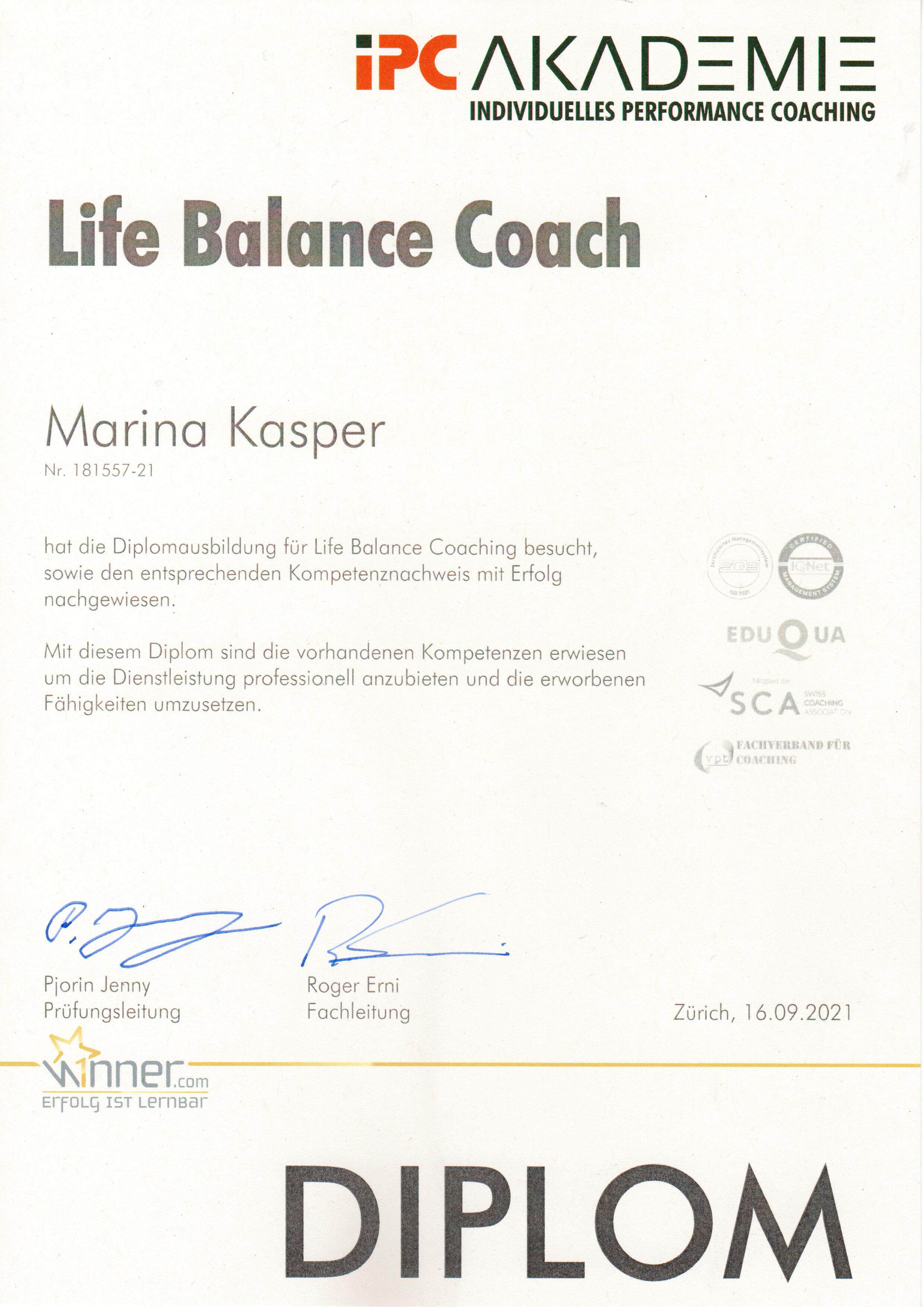 Life Balance Coach