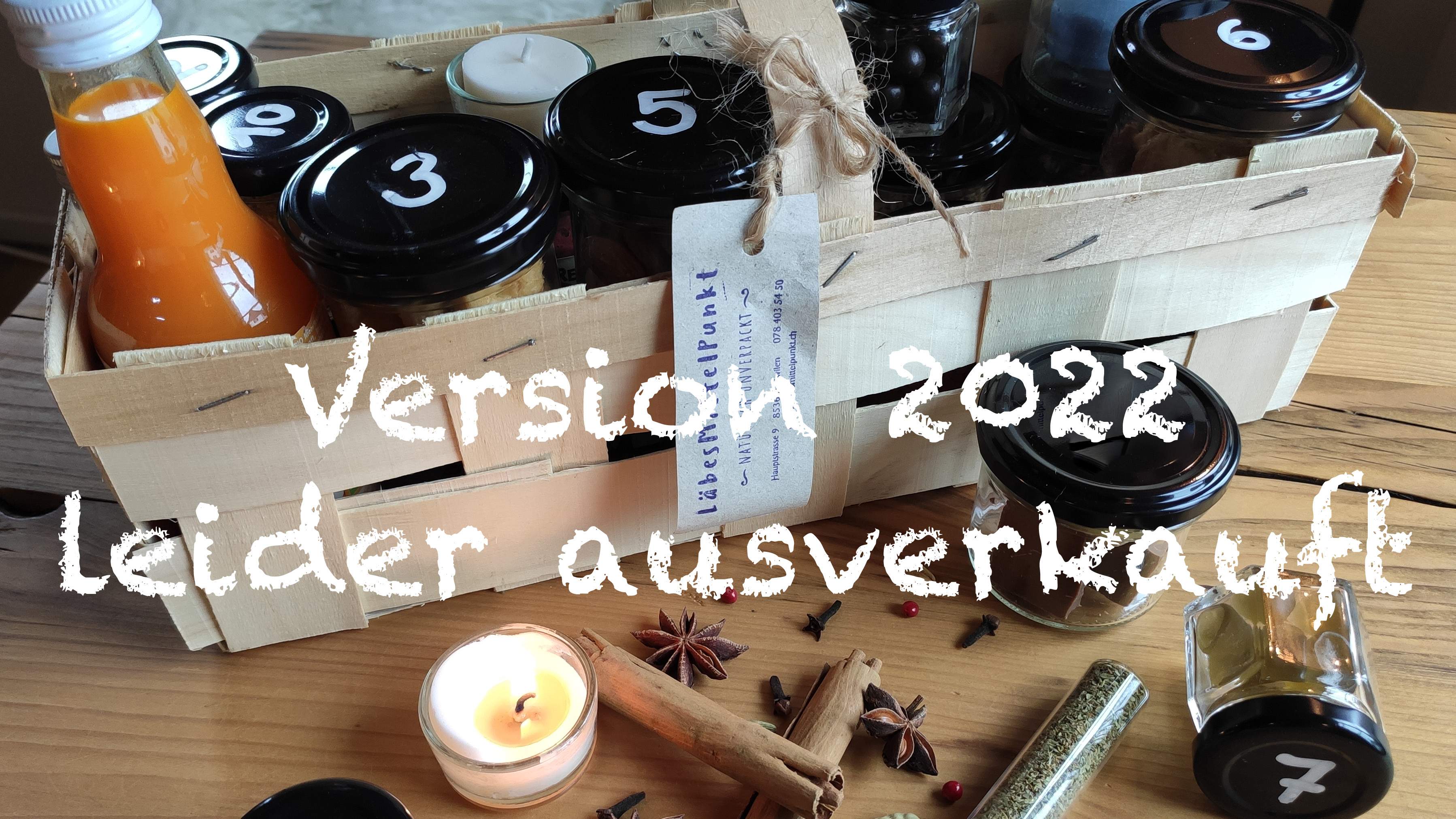 Ausverkauft! – «Mehrweg-Adventskalender 2022» (Kids)