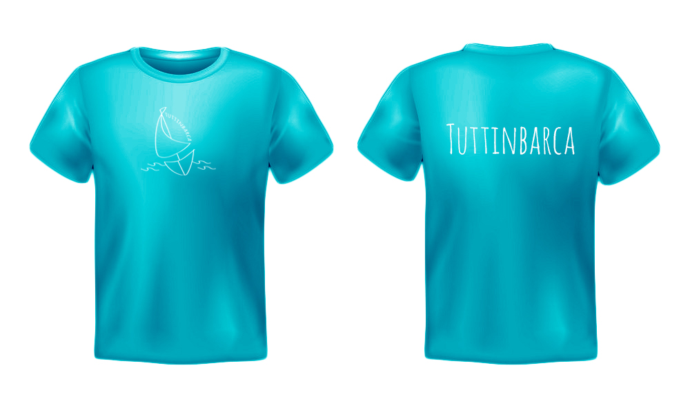 T-shirt colore turchese