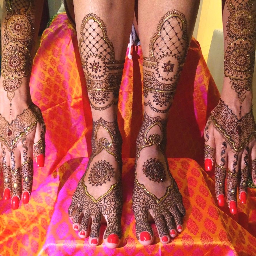 Henna und Mehndi für Hochzeit