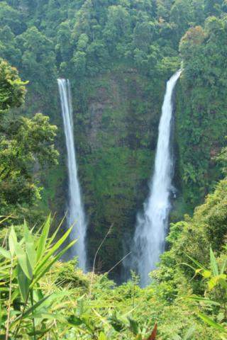 Wasserfall auf dem Bolaven Plateau