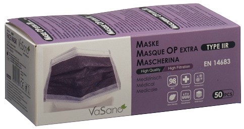 VaSano OP Maske extra soft Typ IIR anthrazit