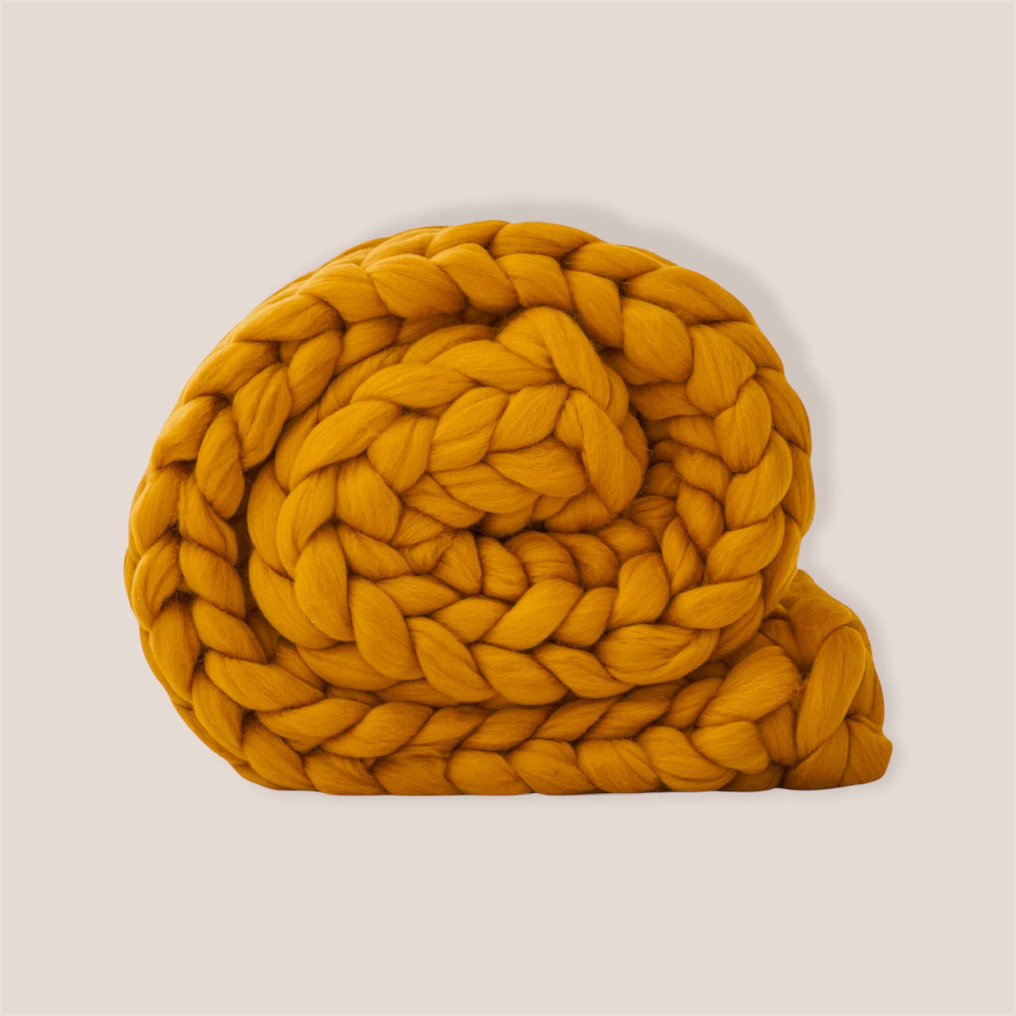 Decke Chunky Knit aus Merinowolle