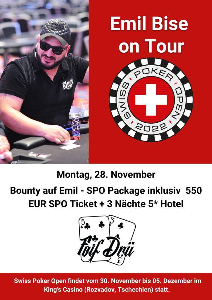 Gewinne eine Reise mit Buy-In an die Swiss Poker Open in Rozvadov