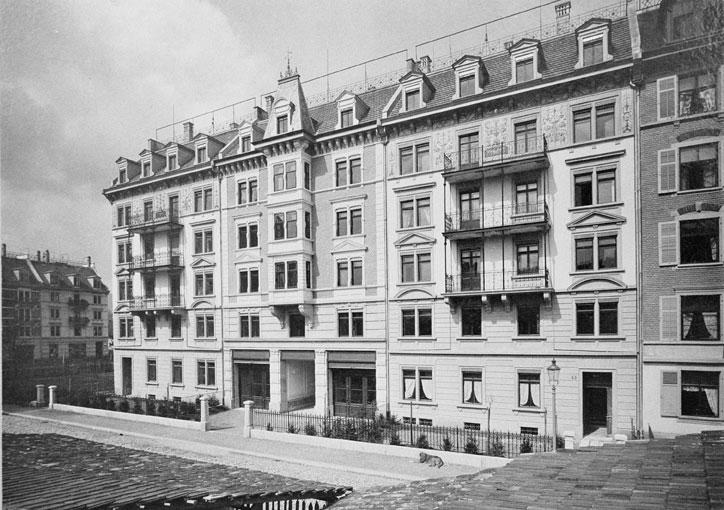 Dietzingerstrasse 6, 8 und 10 im Jahr 1896